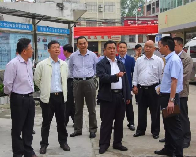 紫金县领导到蓝塘调研推进县第二人民医院建设