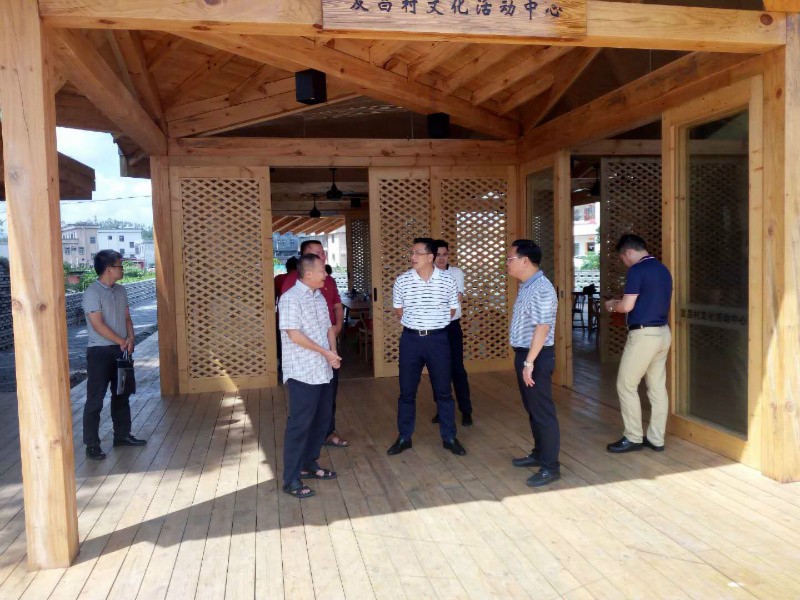 紫金县委常委,常务副县长黄伟明到中坝镇调研