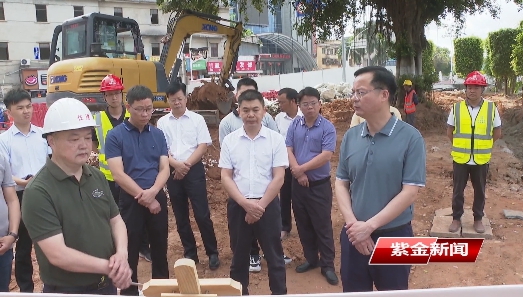 邓红卫督导检查重点项目建设工作