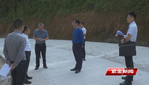 邓红卫督导检查茶产业大道建设和自然资源用地问题整改工作