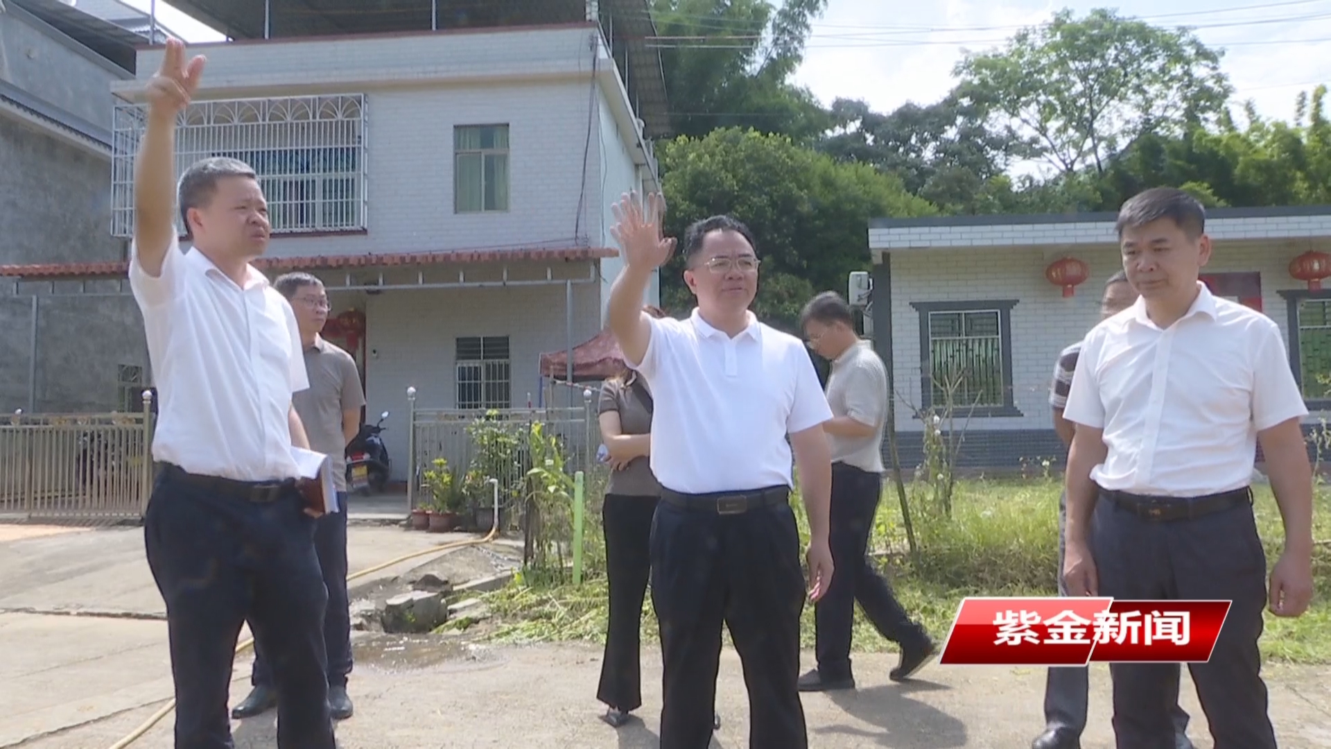 黄春彭督导农村生活污水治理<br/>为“百千万工程”走深走实强支撑