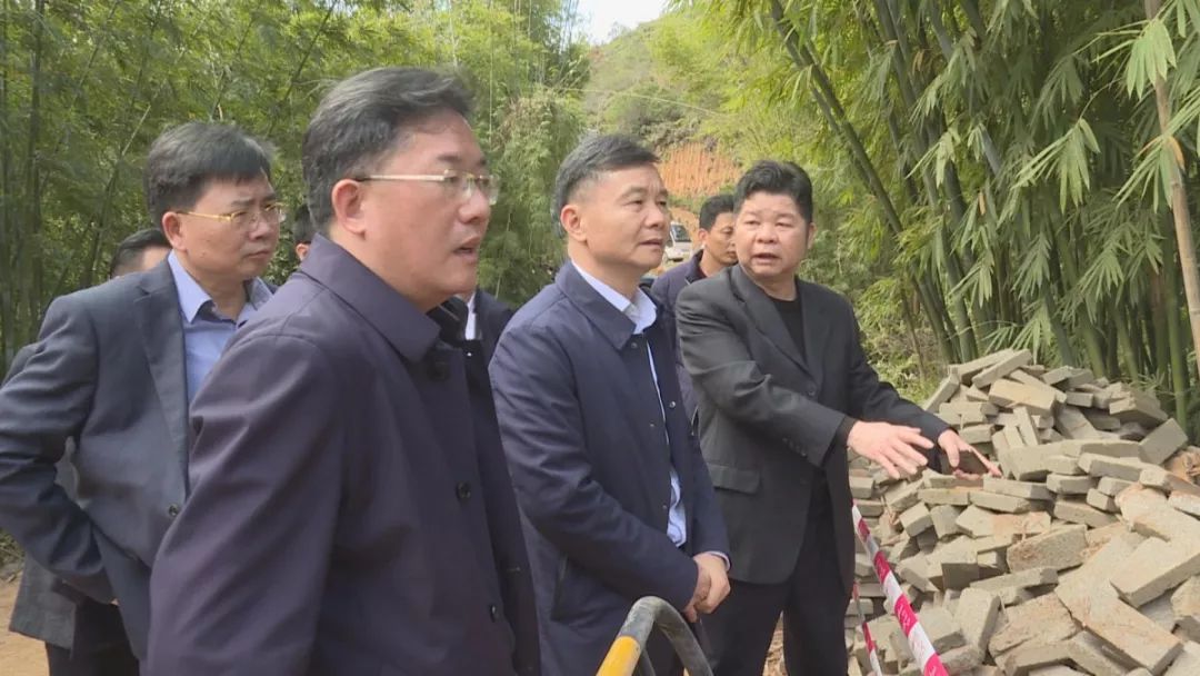 县长廖继聪率队到蓝塘镇调研精准扶贫和乡村振兴工作