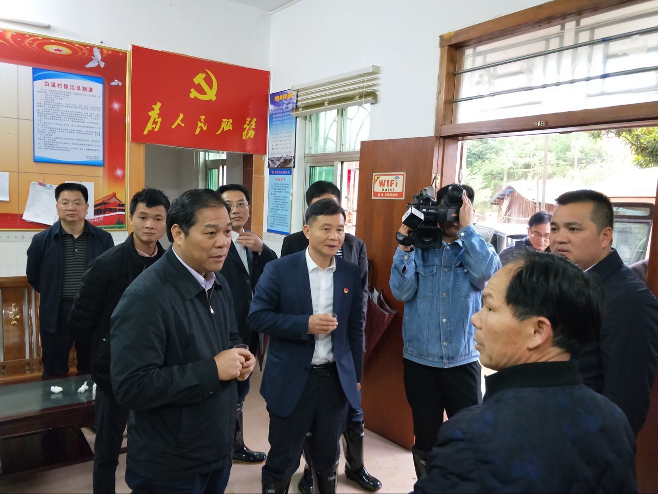 市委常委,常务副市长黎意勇率队到我县开展防御强降雨灾害调研工作